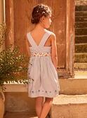 Dark green DRESS MLOROBETTE / 25E2PFP2ROB622