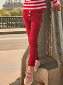Raspberry skinny jeans GOMASETTE / 23H2PFD1PAN501