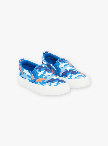 Blue shark print slip-on Blue shark print slip-on FEVANAGE / 23N10PG31D16715