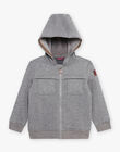 Grey hooded vest DESIPAGE / 22H3PGF1GILJ922