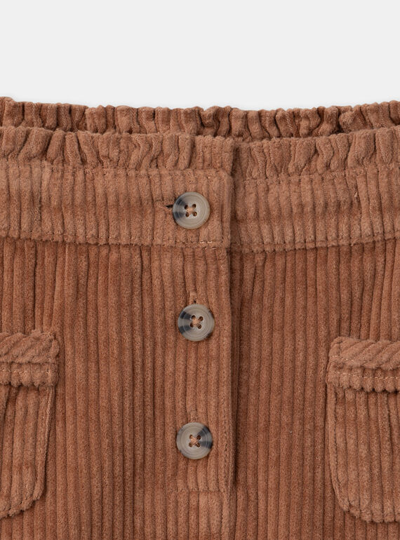 Light brown SKIRT LARUJETTE / 24H2PFS1JUPI810