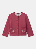Strawberry rose CARDIGAN NIFLECETTE / 25H2PFL1CAR308