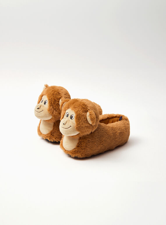 Brown SLIPPERS 3D NUIMACAGE / 25F10PG61PTD802