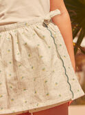 Ivory Floral Culotte Skirt KLIJUPETTE / 24E2PFR1JPS005