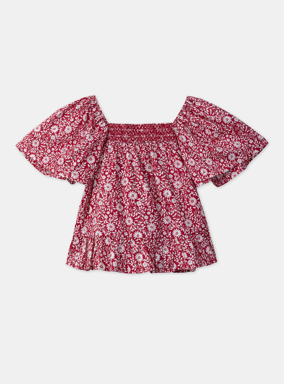 Red BLOUSE MODOLETTE / 25E2PFJ1CHEF506