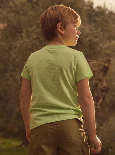 Green TEE SHIRT SS MLEDINAGE / 25E3PGO2TMC603