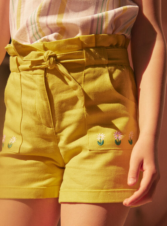 Yellow SHORTS LASHORETTE / 24H2PFI1SHO116