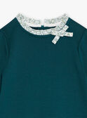 Emerald green long-sleeved dress GEROBETTE / 23H2PF82ROB608