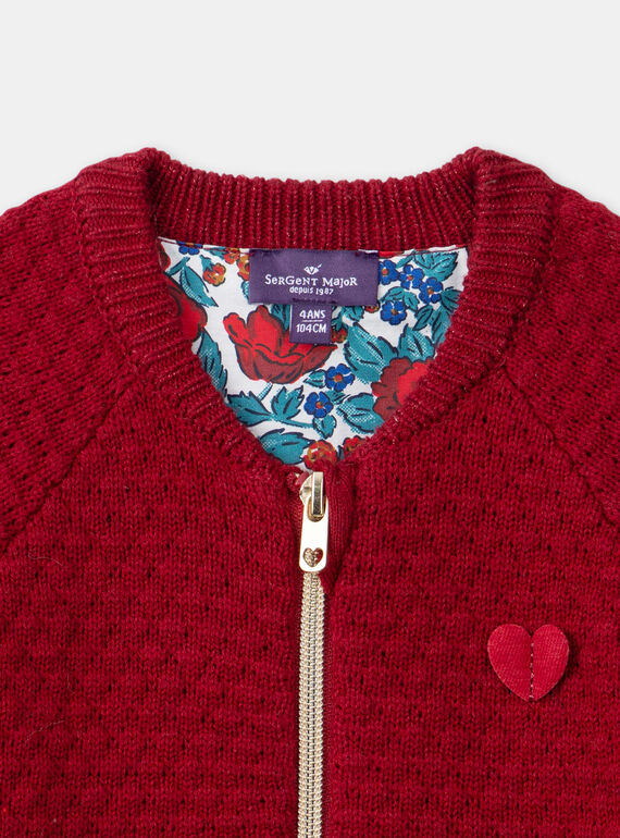 Red CARDIGAN LIRETTE 1 / 24H2PF91CARD307