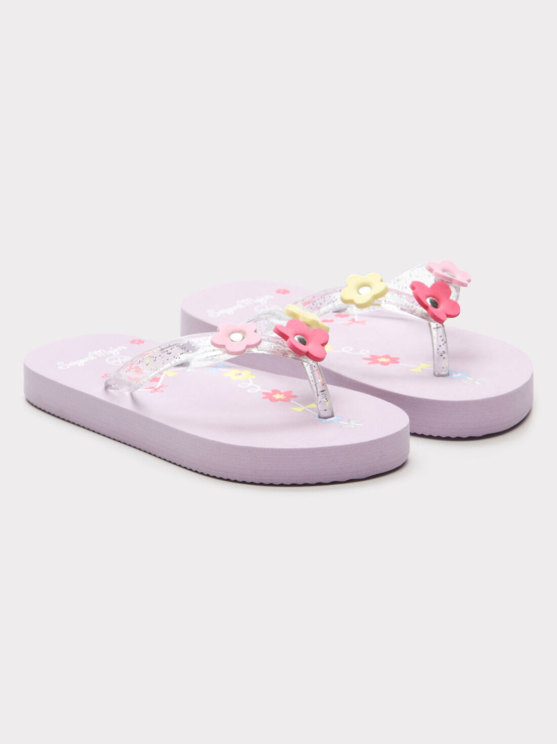 Mauve flip flop