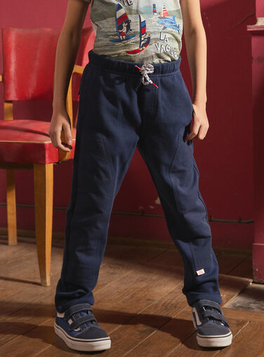 Navy COMFORT PANTS Navy COMFORT PANTS MOBOAGE / 25E3PGJ1CFP070