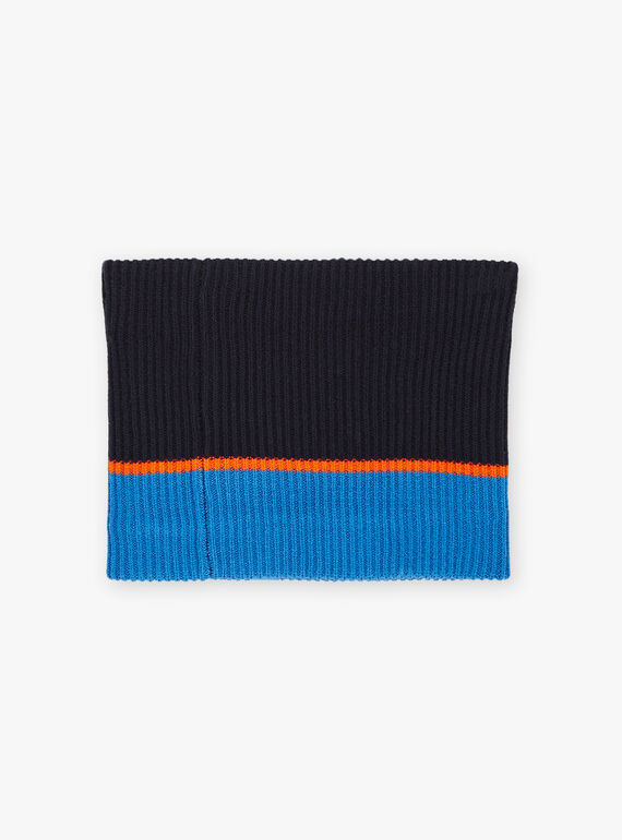 Knitted tricolor snood DEROULAGE / 22H4PGM2SNO713