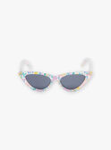 Ecru sunglasses with flower print FLELUETTE / 23E4PFS1LUS001