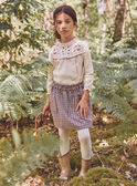 Beige TEE SHIRT LS NLEJERETTE / 25H2PFT3TMLI814