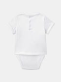 Short-sleeved printed bodysuit T-shirt KAOSCAR / 24E1BGN1BOD001