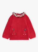 Red poppy sweater GAOSIRIS / 23H1BFQ1PULF505