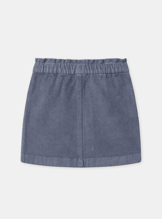 Greyish blue SKIRT NLOJUETTE / 25H2PFW1JUP205