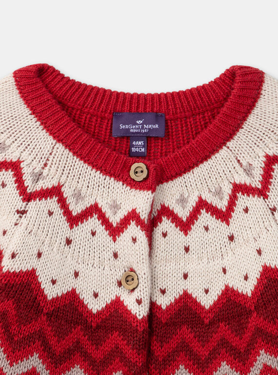 Red CARDIGAN LALIVUETTE / 24H2PFR1CARF505