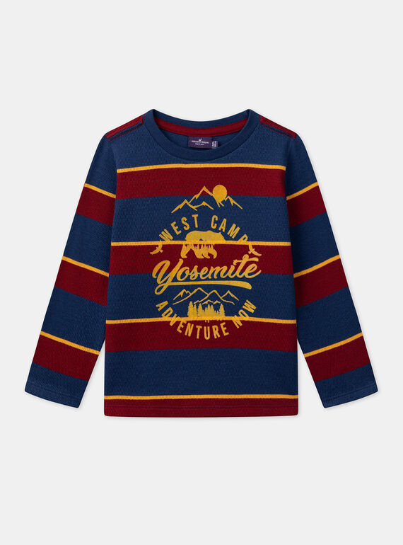 Navy TEE SHIRT LS LYRAYAGE / 24H3PGO2TML070