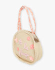 Straw beach bag child girl CLIKUETTE / 22E4PFO1BES009