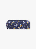 Navy blue school bag with floral print GITROUETTE / 23H4PF91TRO070