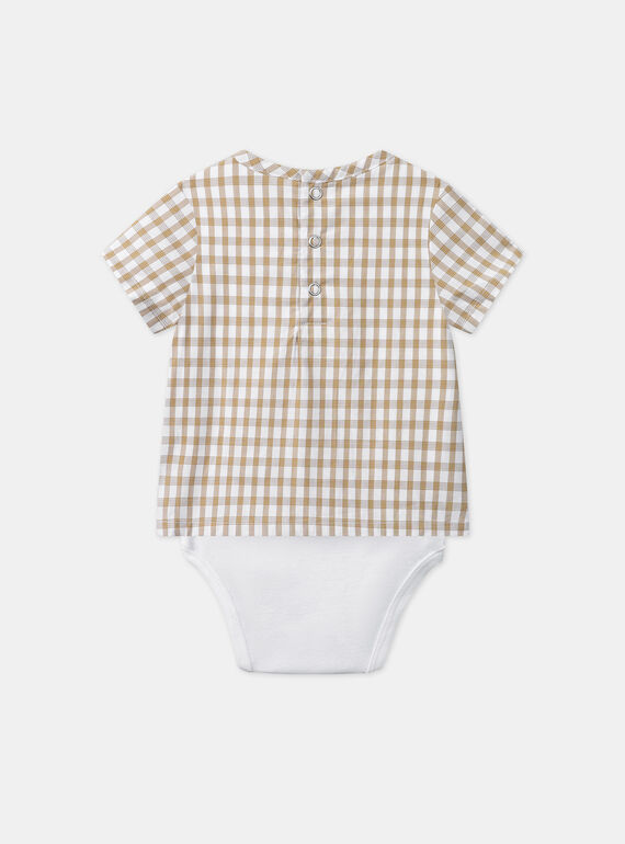 Light brown BODYSUIT KAJULIEN / 24E1BGD2BOD809