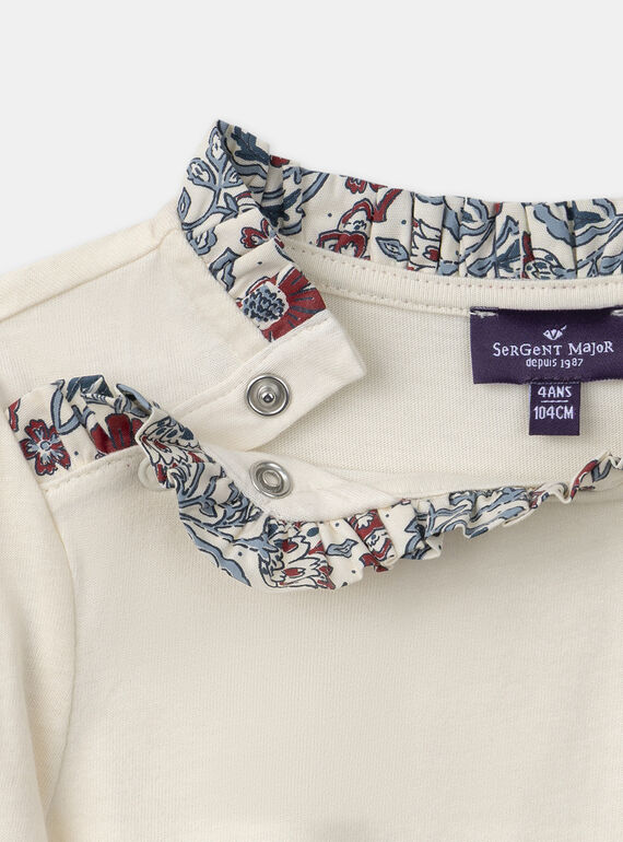 Off white TEE SHIRT LS NLURANETTE / 25H2PFX1TMLA001