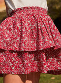 Floral print ruffled skirt 22E2PFP1JUP808