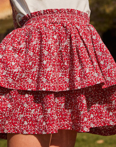 Floral print ruffled skirt 22E2PFP1JUP808