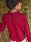 Red TEE SHIRT LS LALUNETTE / 24H2PFR2TMLF506