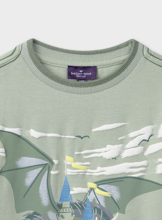 Light green TEE SHIRT LS LADTOURAGE / 24H3PGQ2TML629