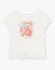 Off white t-shirt with bird print FAILANA / 23E1BFD1TEE001