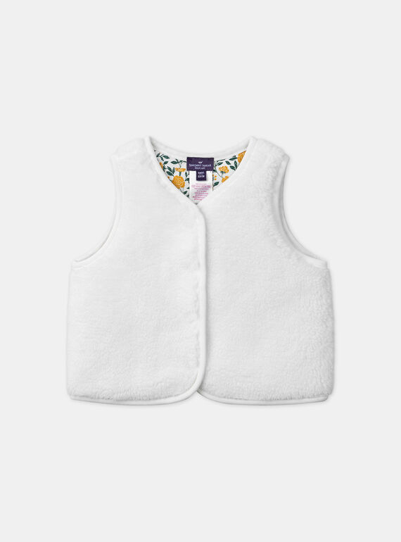 Off white CARDIGAN WHITHOUT SLEEVES LALOLA / 24H1BFO1CSM001