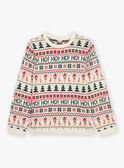 Ecru Christmas sweater GOPULAGEM / 23H3GHS1PULA001