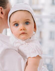 White flower print dress and baby crush FOLINA / 23E0CFT1ROB000