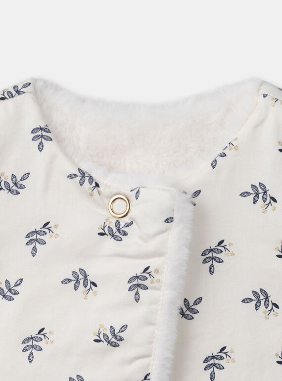 Ivory CARDIGAN WHITHOUT SLEEVES LATIFENE / 24H1BFT1CSM005