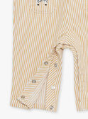 Off white striped twill overalls FAARNAUD / 23E1BG81SALB117