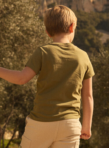 Kaki TEE SHIRT SS MLEOVNAGE / 25E3PGO3TMC604