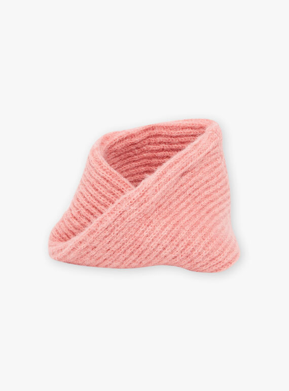 Old pink knitted snood FIMALICE / 23E4BF51SNO817
