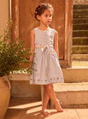 Dark green DRESS MLOROBETTE / 25E2PFP2ROB622