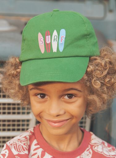 Khaki twill cap FICHAPAGE / 23E4PGD1CHA628