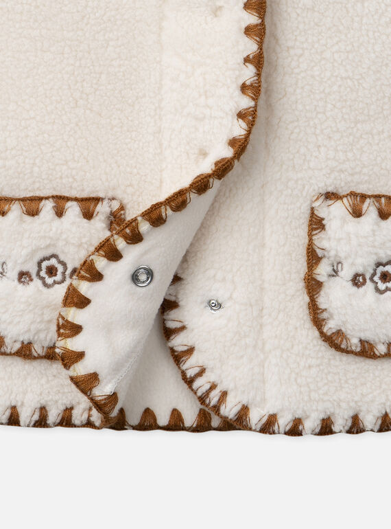 Ivory CARDIGAN WHITHOUT SLEEVES NALAURINE / 25H1BFT2CSM005