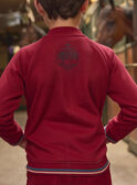 Burgundy KIDS CARDIGAN LARILAGE / 24H3PGR1GIL501
