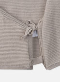 Beige KNITTED BABY CARDIGAN NONCE / 25H0NM21BTRI814
