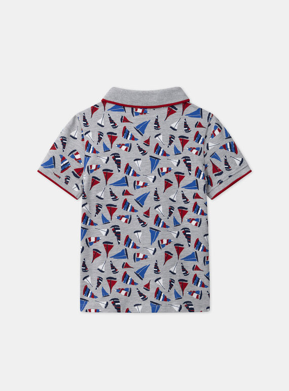 Grey POLO SHIRT MONOPLAGE / 25E3PGJ1POLJ920