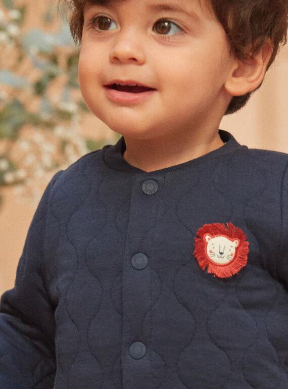 Navy KIDS CARDIGAN KAMARVIN / 24E1BGE1GIL070