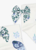 Butterfly and flower jacquard socks FUCHUETTE / 23E4PFC1SOB001