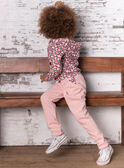 Pink jogging pants child girl BRODETTE / 21H2PF31JGBD314