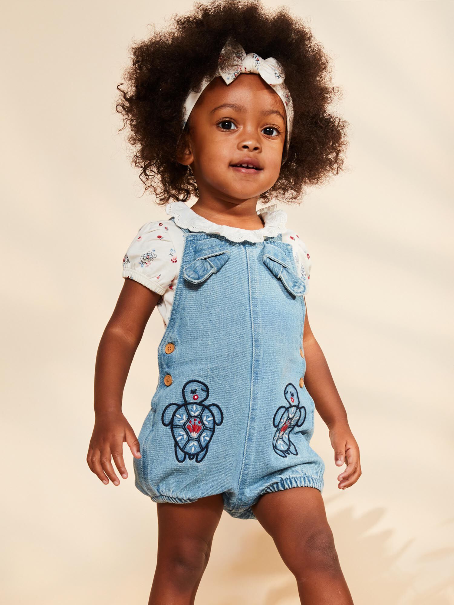 Baby girl new arrivals overall romper