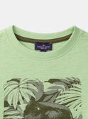 Green TEE SHIRT SS MLEDINAGE / 25E3PGO2TMC603
